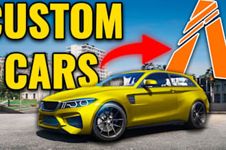 create custom fivem and gta v vehicles with high  3d modeling