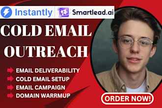 setup instantly ai or smartlead ai col email outreach email deliverability