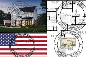 city permit drawing residential floorplan blueprint in fl, ga, al and sc autocad