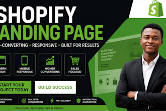 design shopify landing page with pagefly gempages and replo shopify product page