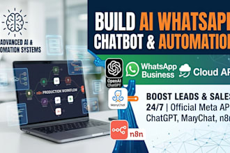 build ai whatsapp chatbot using whatsapp cloud API and manychat
