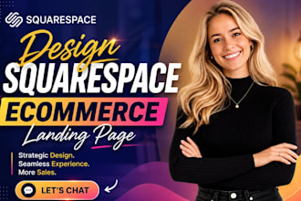 design squarespace website ecommerce clone business landingpage marketing SEO