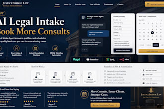 create a law firm ai intake agent for consultation booking