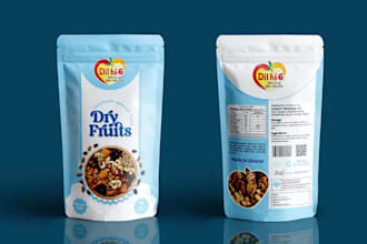 design premium pouch packaging and pouch label design