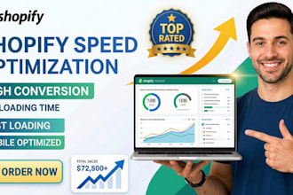 do shopify speed optimization and fix the loading time bugs