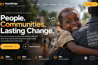 design squarespace nonprofit website charity donation fundraising website
