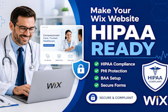 make your wix website hipaa compliant with phi protection and baa setup