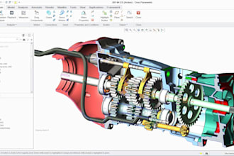 redesign, reverse engineer and improve automotive part into manufacturing 3d cad