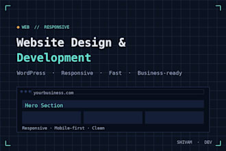 build a responsive website for your business