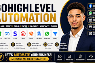 gohighlevel meta ads stripe twilio zapier calendly whatsapp funnel