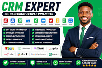 zoho one recruit people zoho desk projects sign creator invoice social crm setup