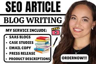 write saas blogs, case studies, product descriptions, and email copy