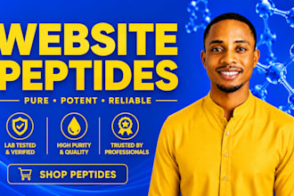 design a modern peptide website
