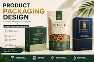do product packaging design,amazon box packaging design and product label design