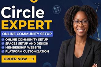 setup circle so community online course and membership site