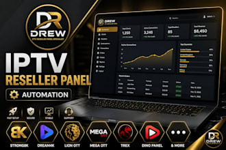 configure reseller panel strong8k dream4k lion ott mega ott trex with automation