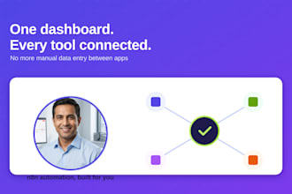 connect and automate your business tools to eliminate manual data entry