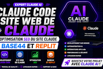 claude code site web de claude optimisation SEO du site claude base44 et replit