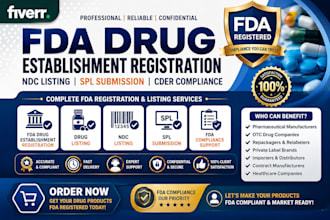 do fda drug establishment registration ndc listing spl submission cder