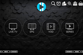 customize latest smarters pro, xciptv with web admin panel, vpn and multi dns