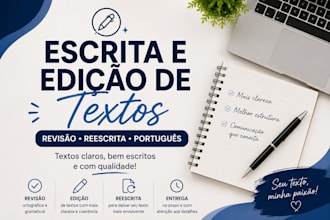 escrevo e edito textos profissionais em portugues