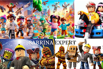 create blox fruits youtube thumbnail, roblox gaming thumbnail, and roblox gfx