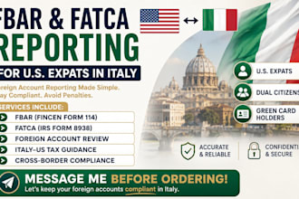 help with foreign income fbar fatca reporting for US expats