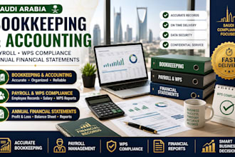 manage saudi bookkeeping payroll wps and annual financial statements