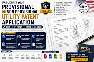 raft your provisional or non provisional utility patent application