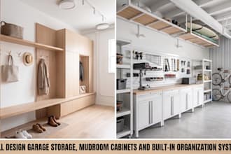 design garage storage, mudroom cabinets and built in organization systems