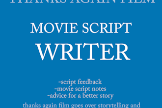 write your film script
