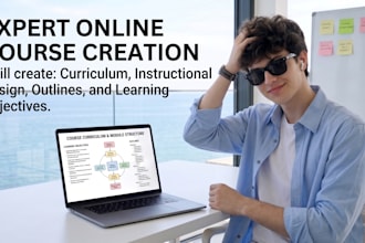 develop a complete online course, medical content, and structured curriculum