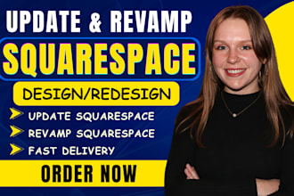 fix squarespace website, update squarespace, revamp squarespace website design