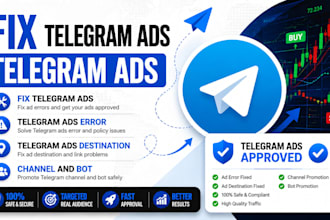 fix telegram ads, telegram ads error, telegram ads destination, channel and bot