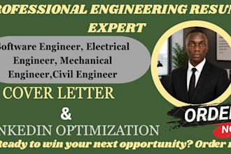 do an engineering, IT resume, technical, cyber resume,