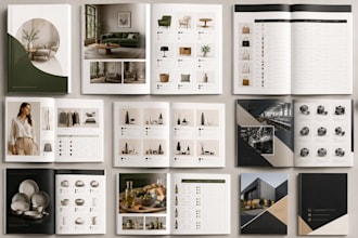 design wholesale product catalog, line sheet, price list and PDF brochure
