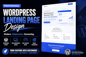 create a stunning wordpress agency landing page
