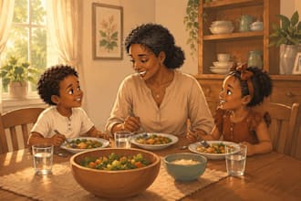 design kid picture book illustration african american children book illustration