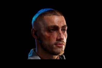 model, rig, animate realistic metahuman, cc4, iclone 8 game character, unity ue5