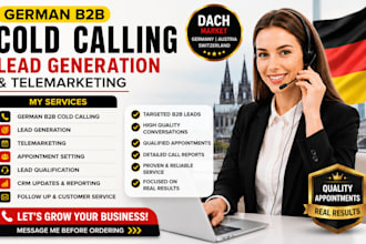 german b2b cold calling, lead generation, and telemarketing