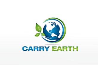 design carry earth eco friendly logo
