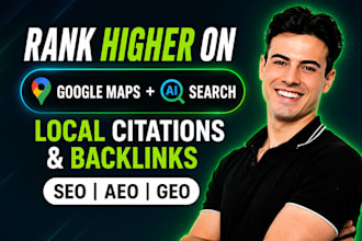 do local GEO SEO aeo citations and backlinks for google maps and ai visibility