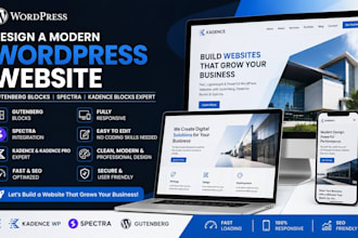 do wordpress landing page site using gutenberg blocksy elementor spectra kadence