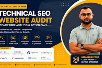 do technical seo website audit competitor analysis action plan technical audit