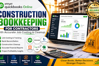 do quickbooks online construction bookkeeping for contractors with accurate job