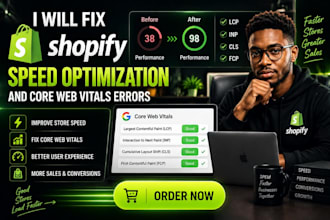 fix shopify speed optimization and core web vitals