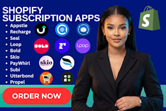setup subscription apps appstle recharge seal loop bold skio propel utterbond