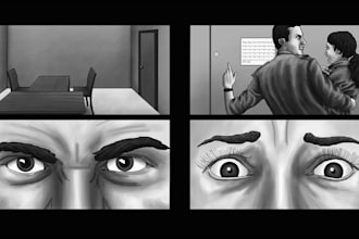 draw storyboard in any art style