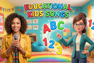 compose educational kids songs, abcs, kids music and story driven nursery rhymes