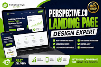 design an interactive perspective lead generation funnel